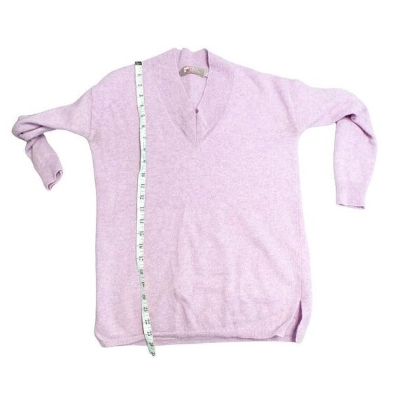 Tina Stephens Lavender Purple 100% Cashmere V-Neck Sweater Women’s Size X-Small - Picture 5 of 8